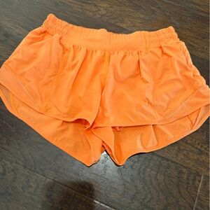 Lululemon size 6 Women's Orange Athletic Shorts